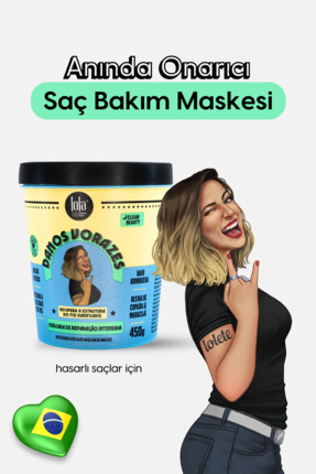 Lola From Rio Danos Vorazes Hasarlı Saçlar İçin, Yoğun Onarıcı Saç Maskesi 45...