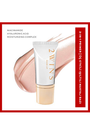 2wins DH 3in1 Primer-Nemlendirici Etkili Gözenek Görünümünü Azaltan Cilt Tonu...