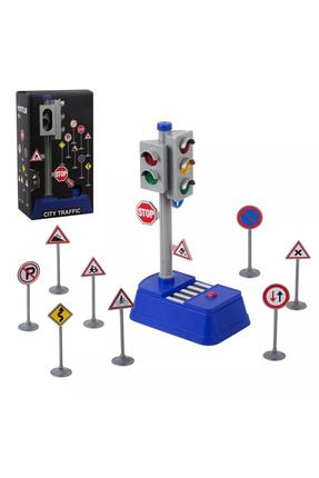 Tıfıl Toys Işıklı Oyuncak Trafik İşaretleri Eğitim Seti