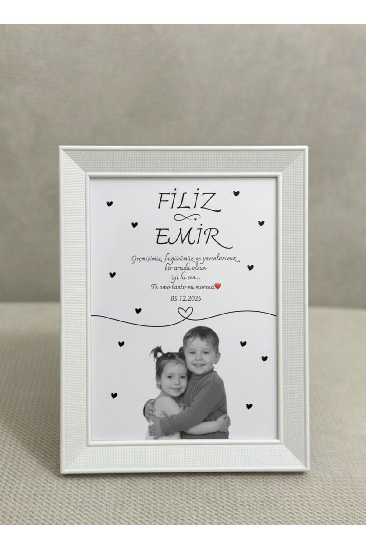 Personalized Childhood Photo Poster | VALENTINE'S DAY MOTHER'S DAY Unforgettable Gift 15X21cm