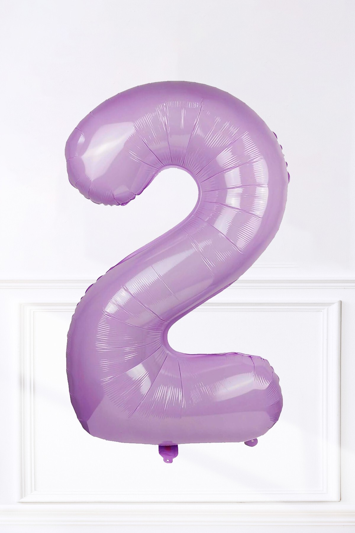 PEKSHOP Lila 2 Yaş Rakam Folyo Balon Lila Renk 2 Rakam Balonu - Fiyatı ...