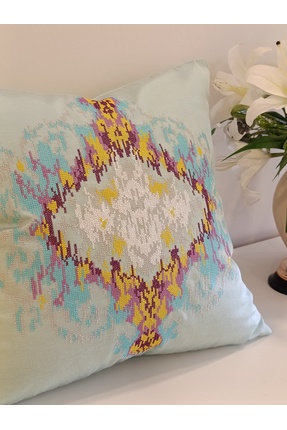 SEYİTHANALİ design & fabric KANACİÇE NAKIŞLI YASTIK KILIFI