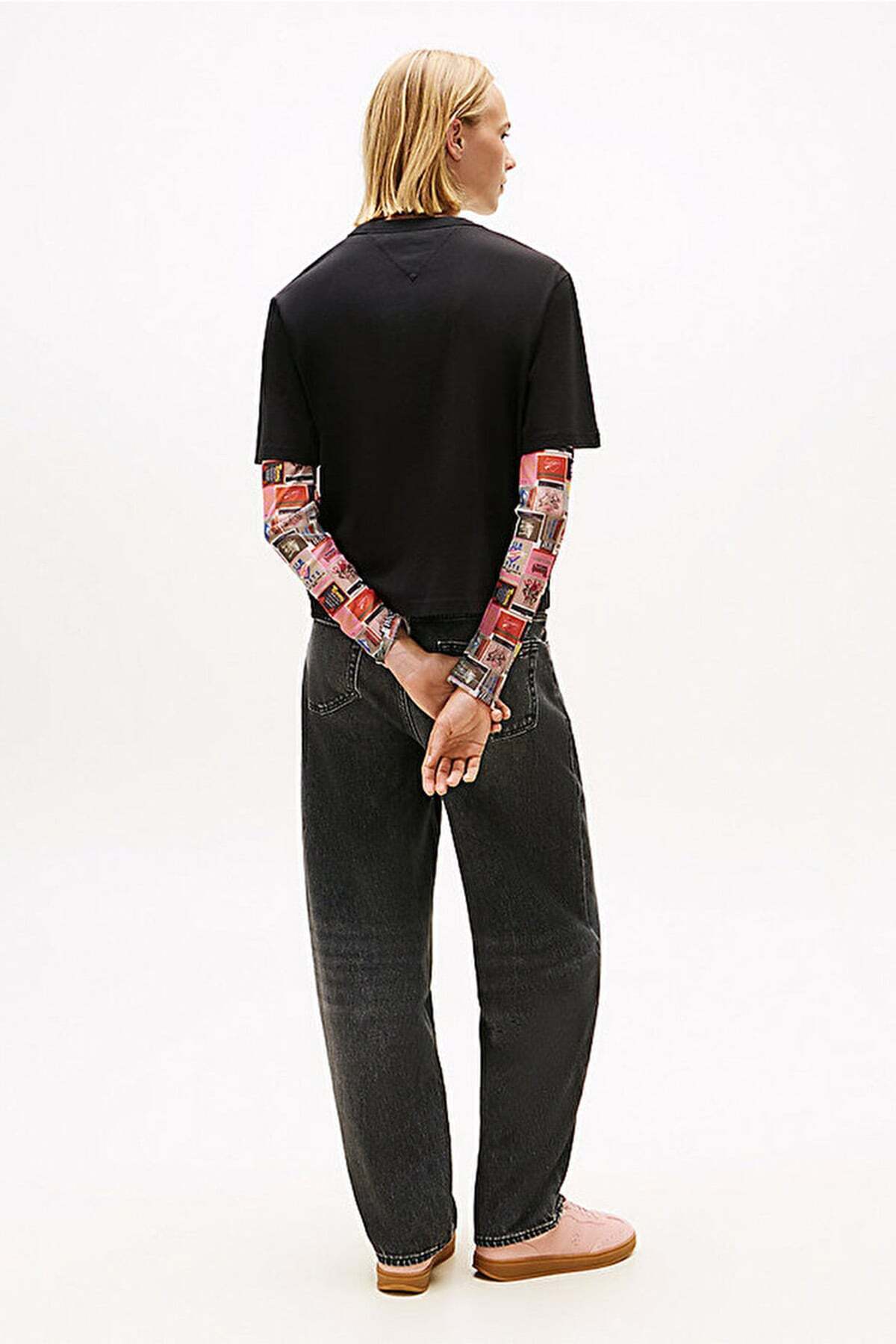 Tommy Jeans Kadın Tişört-DW0DW22202 görsel 3
