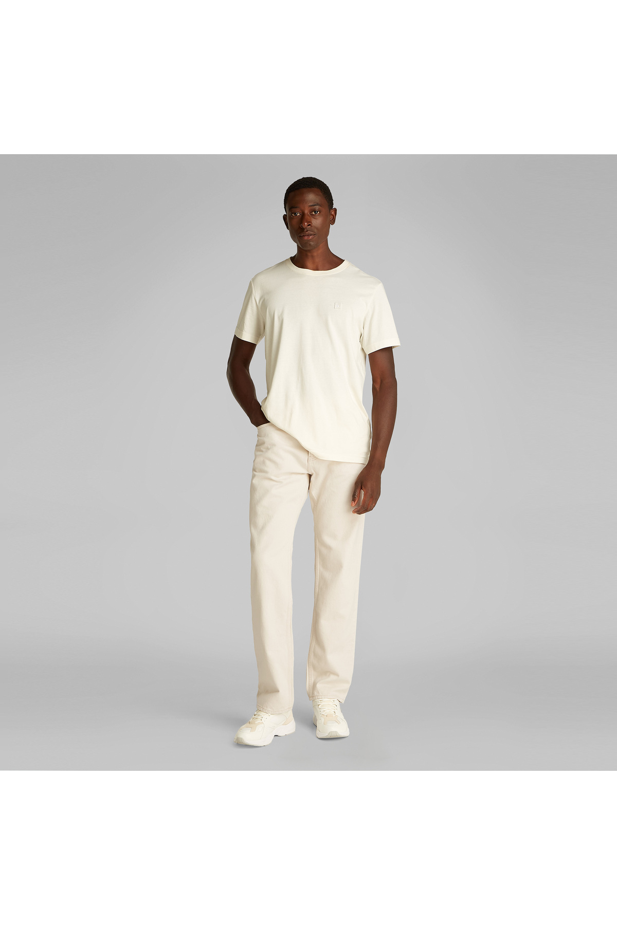 کلوین کلاین شلوار جین کرم مردانه استاندارد راسته