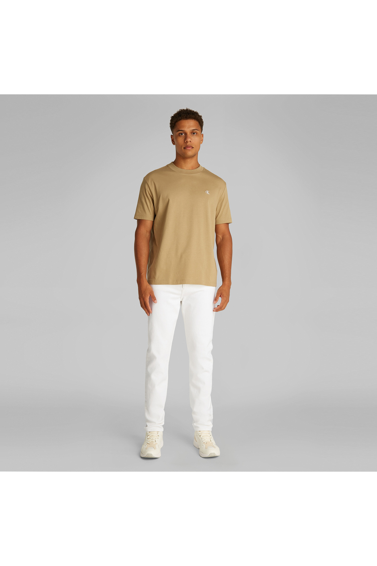 کلوین کلاین شلوار جین سفید مردانه باریک مخروطی