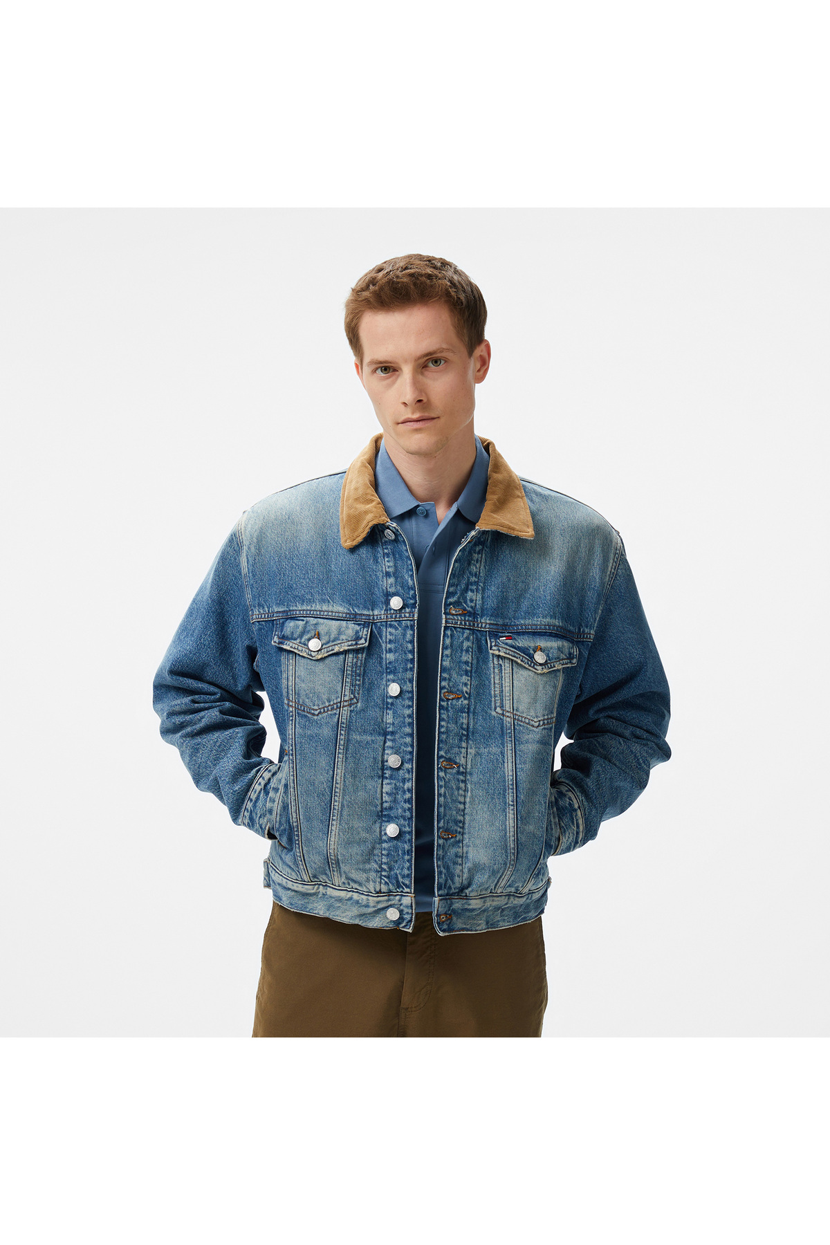 تامی هیلفیگر ژاکت آبی مردانه