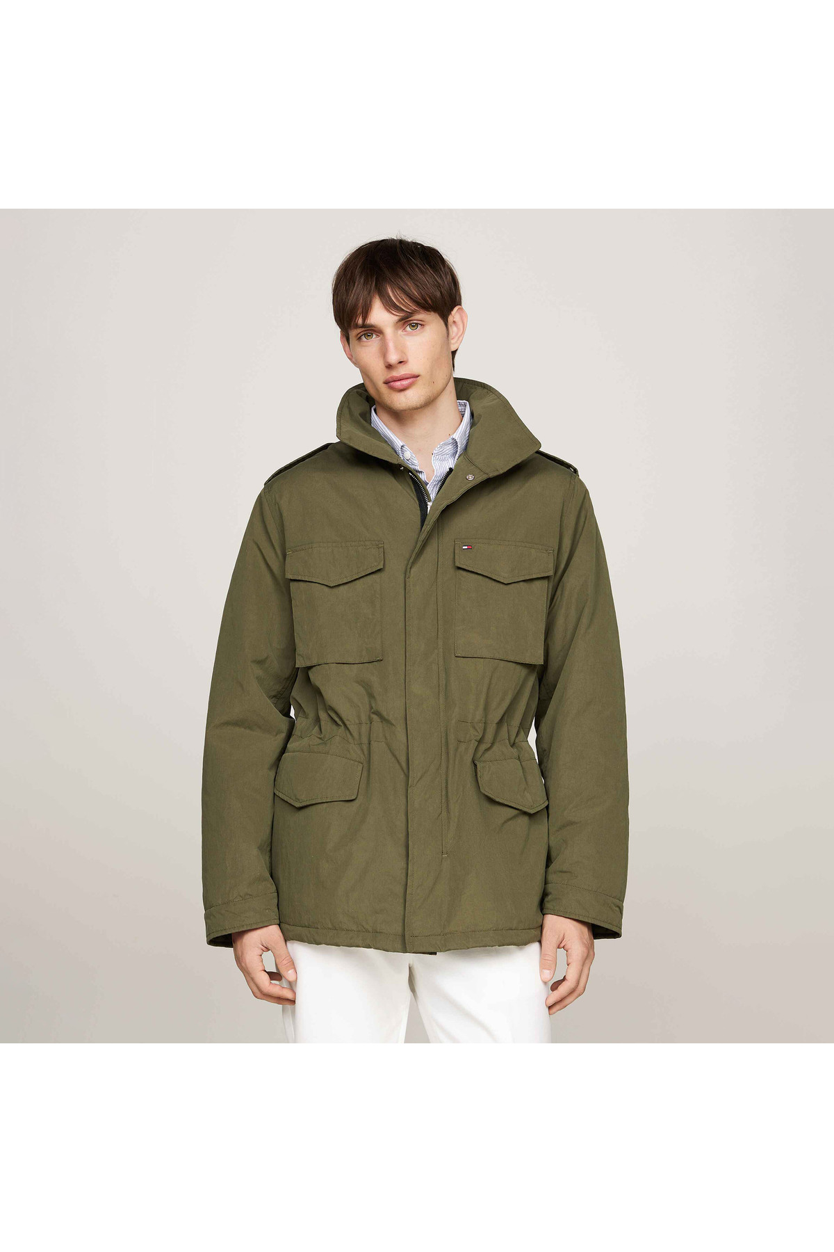 تامی هیلفیگر ژاکت خاکی مردانه