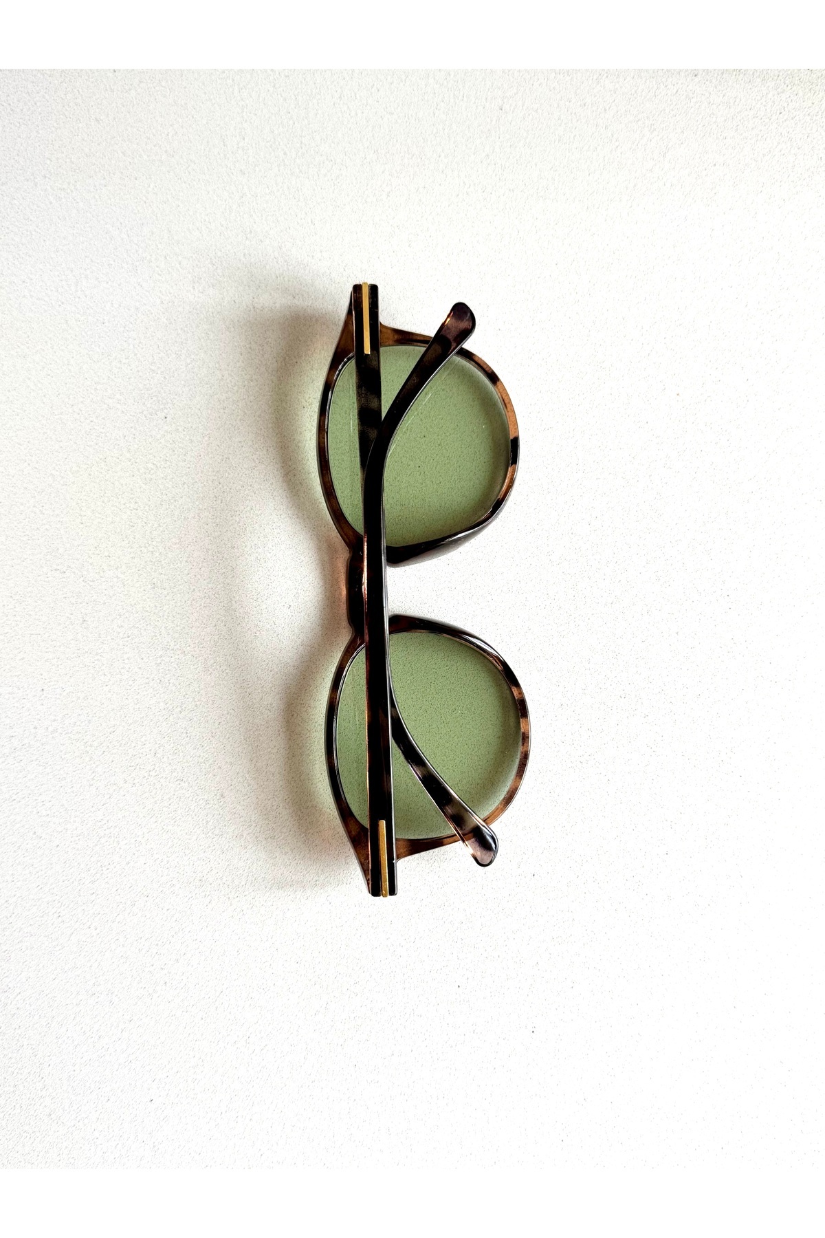 RAWEN EYEWEAR Tom Oval Leopar Yeşil cam Yeni Sezon Unisex Model 50 Ekartman görsel 4