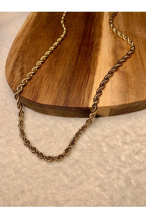 ciel selection Paslanmaz Çelik Gold Burgu Zincir Kolye