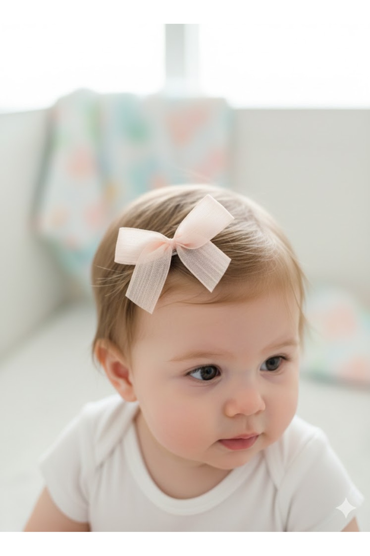 Laria Çok Renkli 6'lı Kurdele Fiyonk Klips Toka Set fotoğrafı 4 (önizleme)