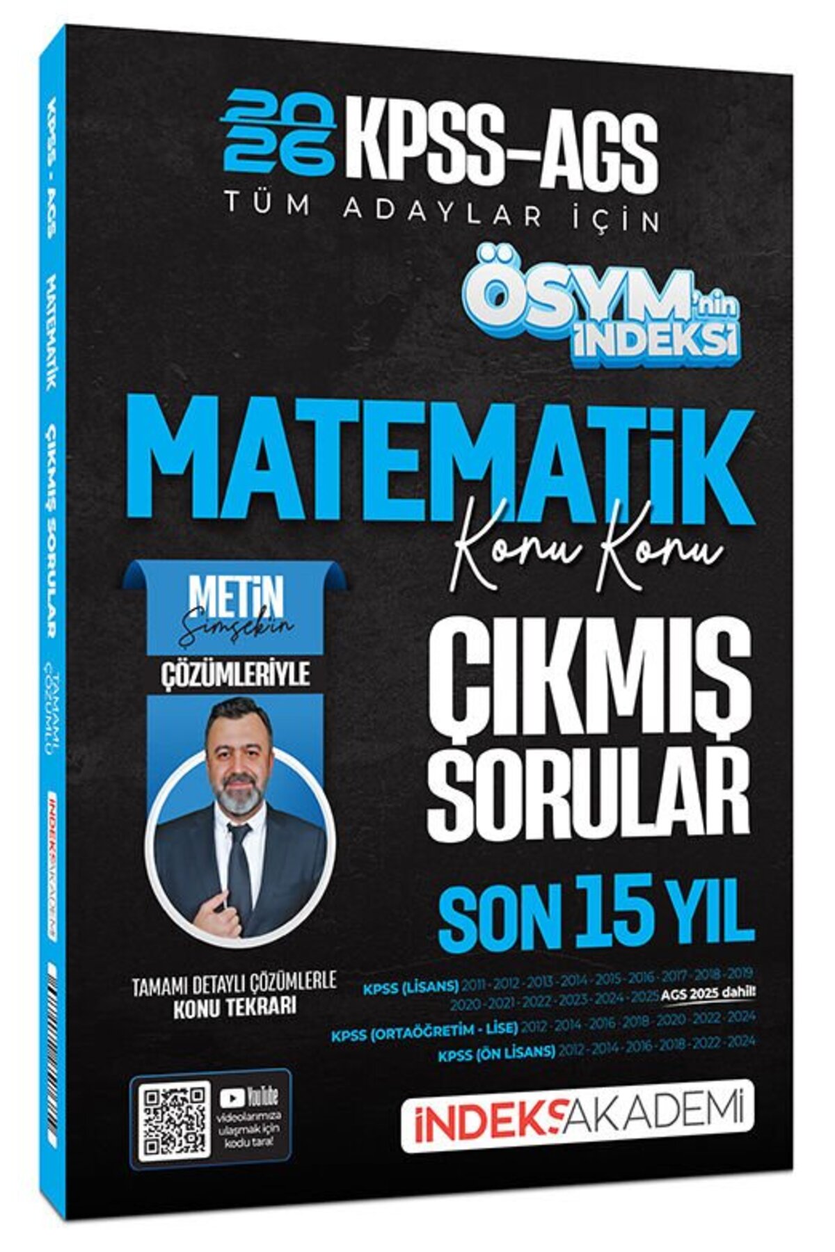 İndeks Akademi 2026 KPSS MEB-AGS Matematik ÖSYM nin İndeksi Çıkmış Sorular Son 15 Yıl Konu Konu Çözü - Fiyatı, Yorumları