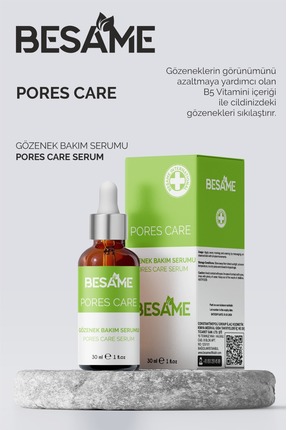 Besame Gözenek Sıkılaştırıcı ve Sebum Dengeleyici Bakım Serumu 30 ml