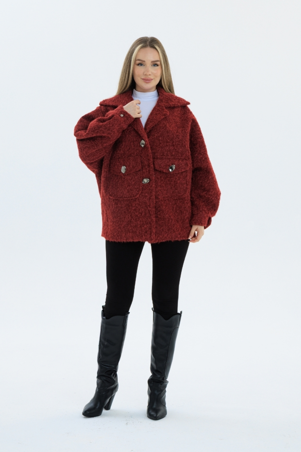 KADEEM  Fox Kumaş Astarlı Daily Ceket – 7007 - Görsel 5