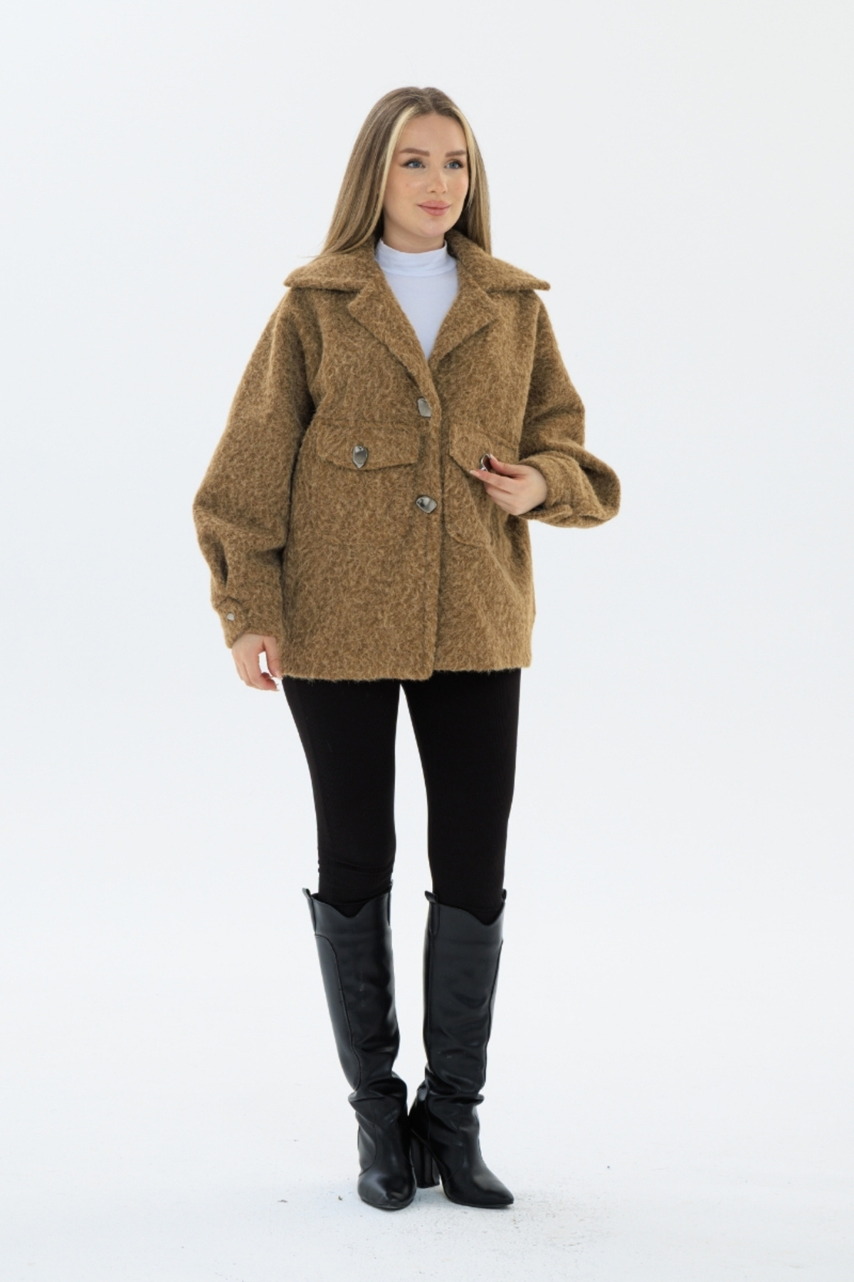 KADEEM  Fox Kumaş Astarlı Daily Ceket – 7007 - Görsel 6