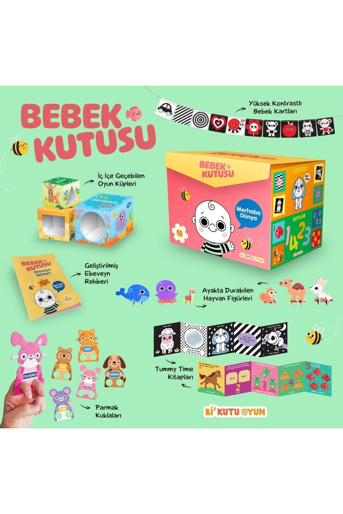 Bi Kutu Oyun BEBEK KUTUSU – Merhaba Dünya! (Bebeğimin İlk Kutusu) fotoğrafı 3 (önizleme)
