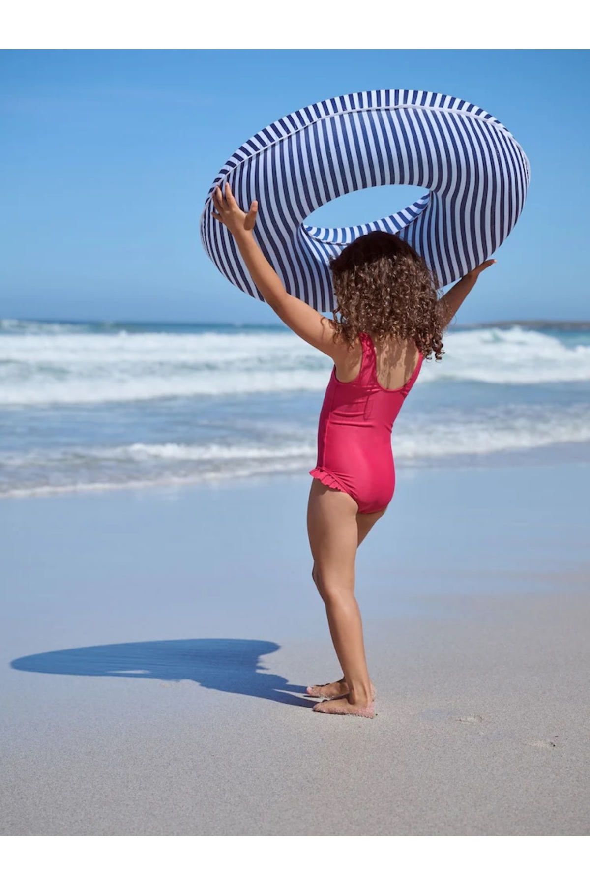 Next Baby Kırmızı Renkli Fırfırlı Paçalı Mayo fotoğrafı 2 (önizleme)