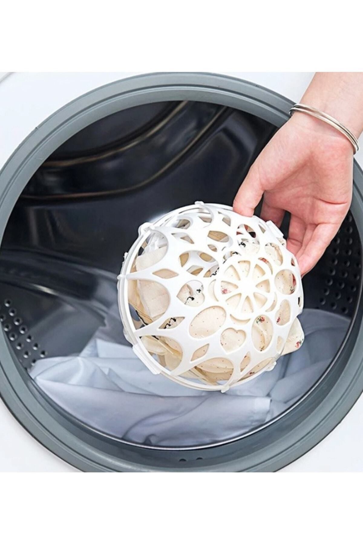 Mikasso 3 Parça Sütyen Ve Çamaşır Yıkama Topu Pratik Plastik Iç Çamaşır Yıkama Topu CN fotoğrafı 3 (önizleme)