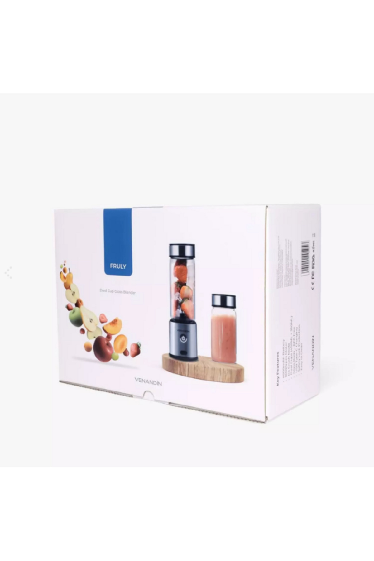 VENANDİNN Venandin Fruly 450 ml Taşınabilir Çelik Gövde Type-C