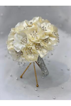 GÜRLEK TEKSTİL Yeni Sezon Yoğun Taşlı Gelin çiçeği Glsrn Tasarım Model