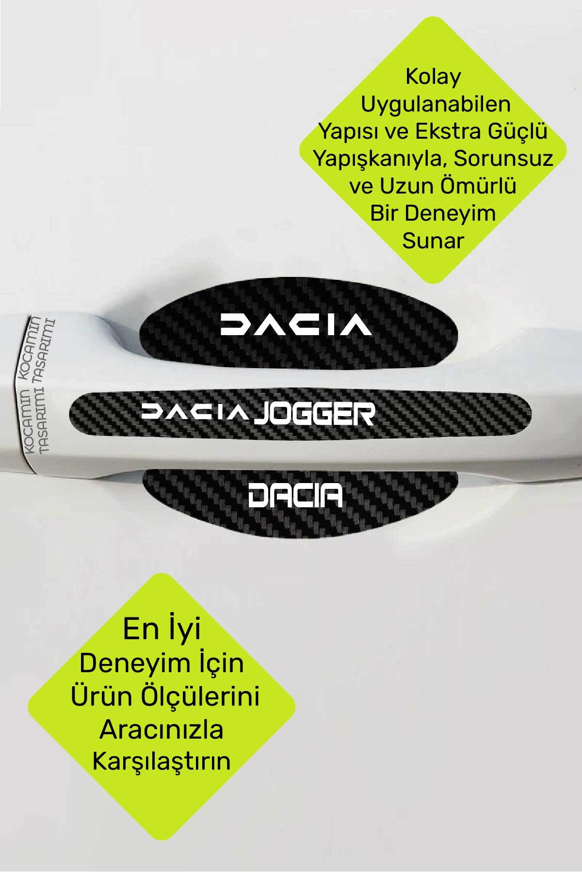 Kocamın Tasarımı Dacia Jogger Karbon Desenli Kapı İçi Kolları