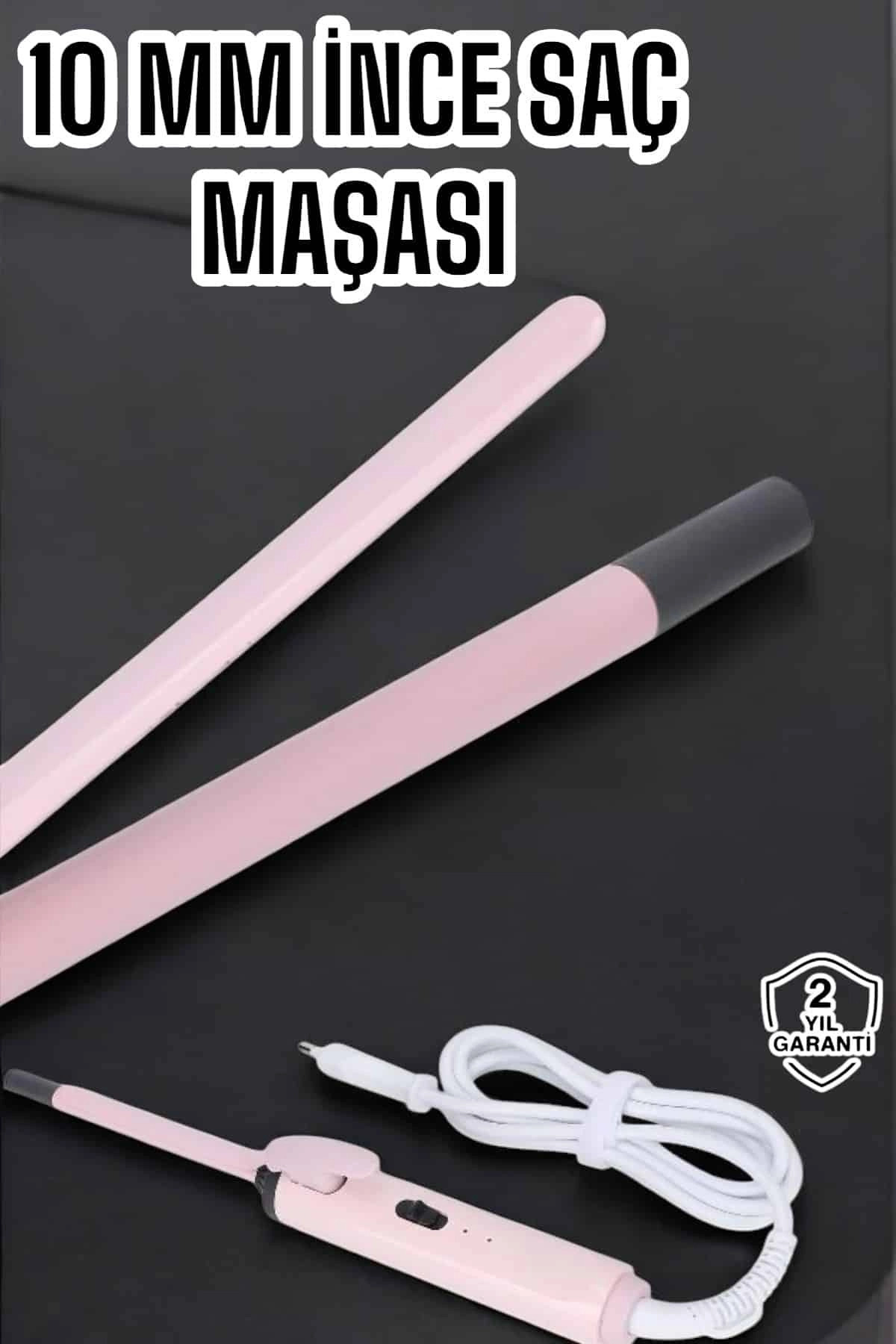 Saç Düzleştirici İnce Bukleler İyon Özelliği Taşınabilir Döner Kablo