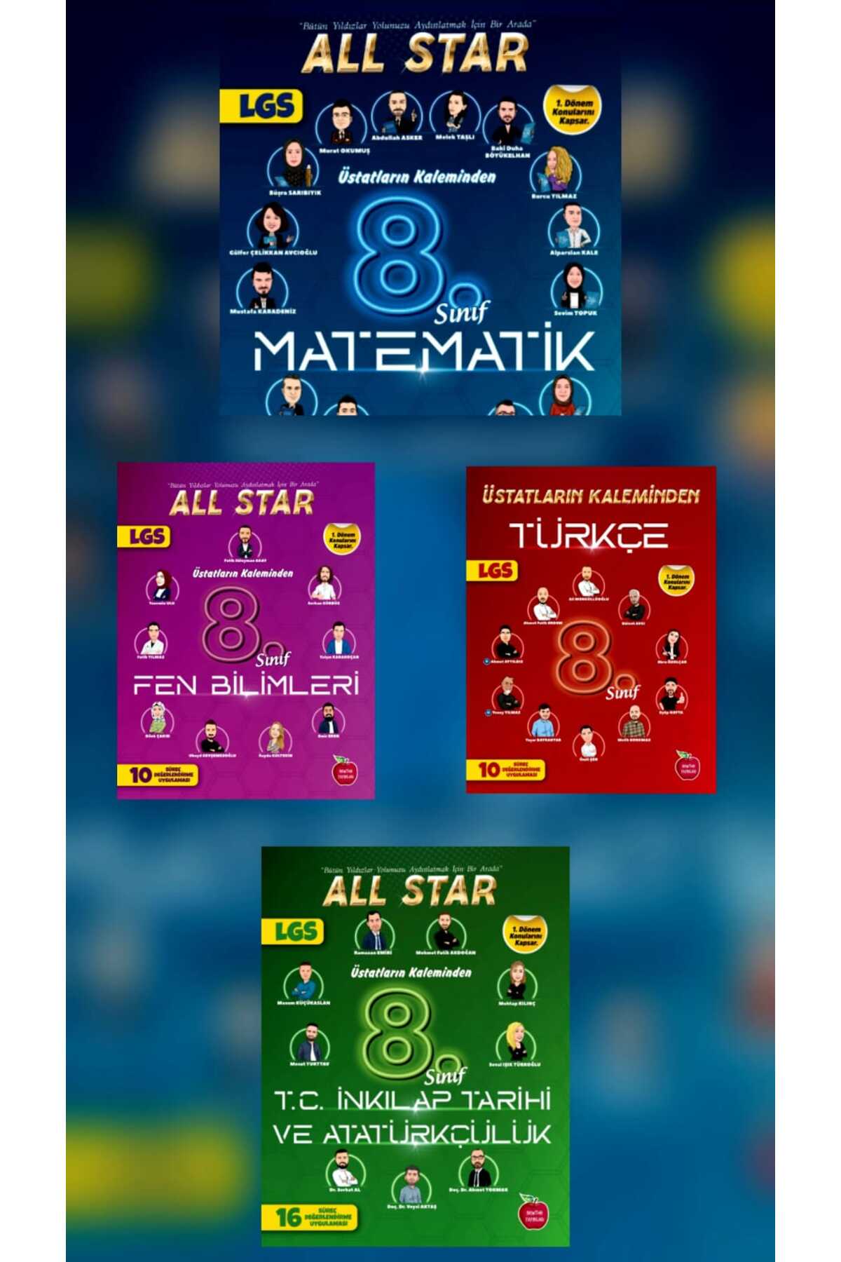 Newton Yayınları 1 DÖNEM ALL STAR 4 LÜ DENEME SET İ(MAT,FEN,TÜRKÇE