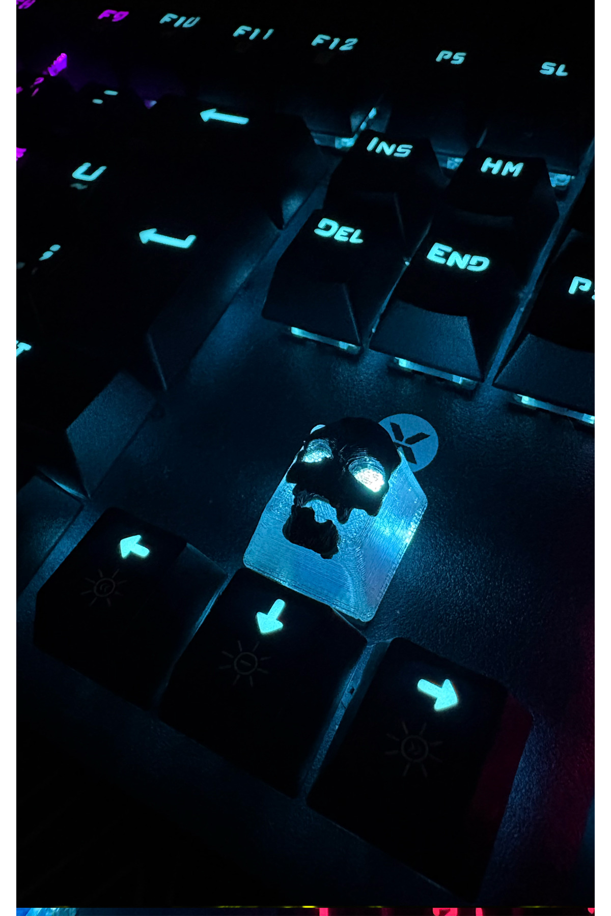 Translucent Dry Head Mechanical Keyboard Key