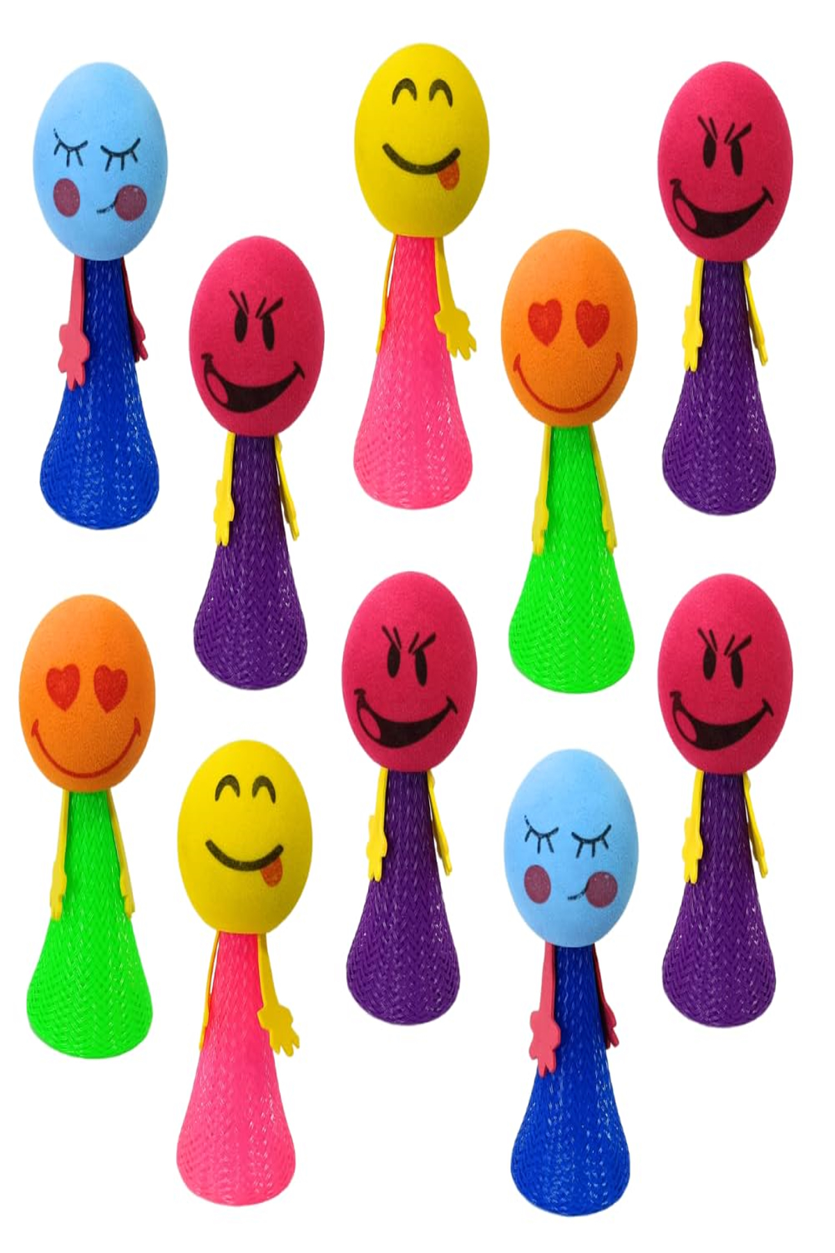 Bundeba Zıplayan Oyuncak Emojili Zıp Zıp Oyun Dev Boy 9cm 1 Adet