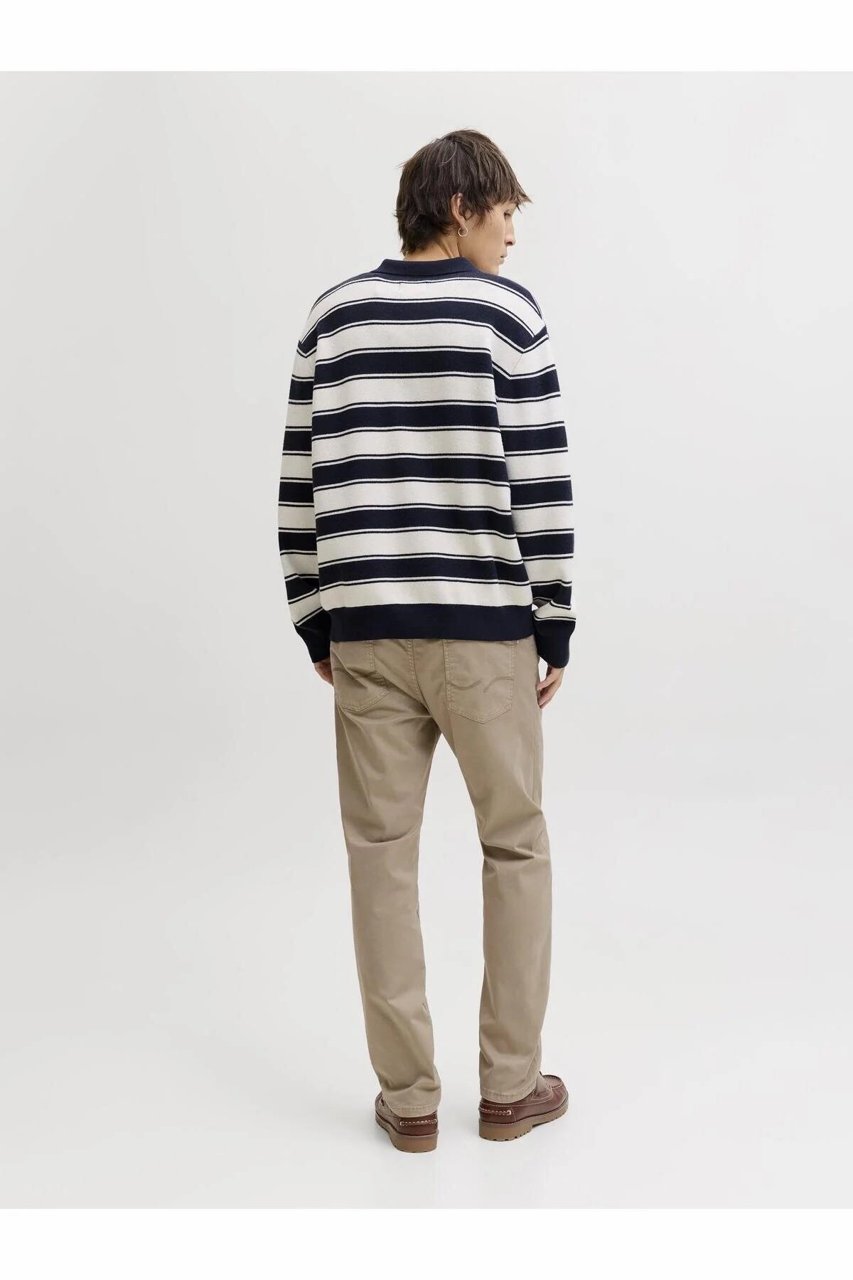 شلوار مردانه راسته فاق کوتاه | جک اند جونز Jack & Jones 12293328 - تصویر 5