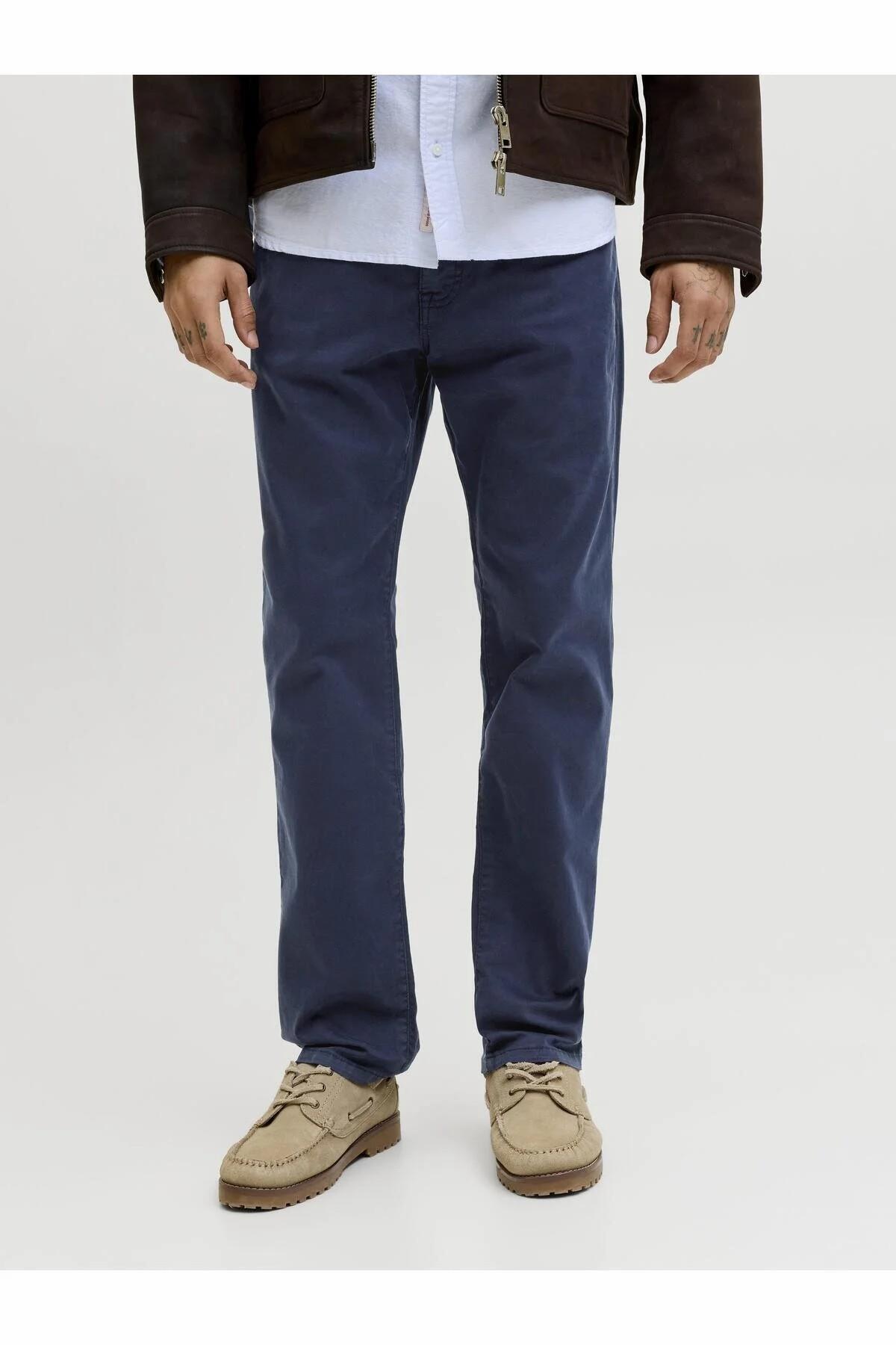شلوار مردانه راسته فاق کوتاه | جک اند جونز Jack & Jones 12293328 - تصویر 6