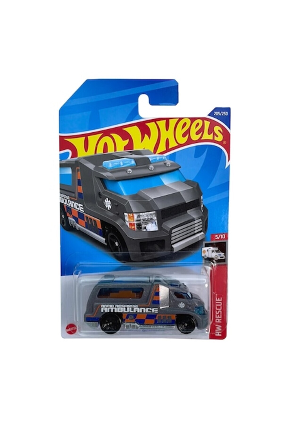 Masinuta Metalica Hot Wheels, HW Rapid Response, Gri, 1:64
