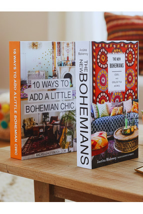 Lozrahome 2'li 10ways/bohemians Dekoratif Kitap Kutu