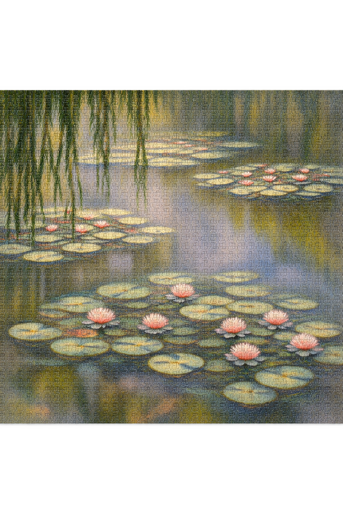 EXİN Monet – Water Lilies 500 Parça Ahşap Puzzle | Klasik Sanat