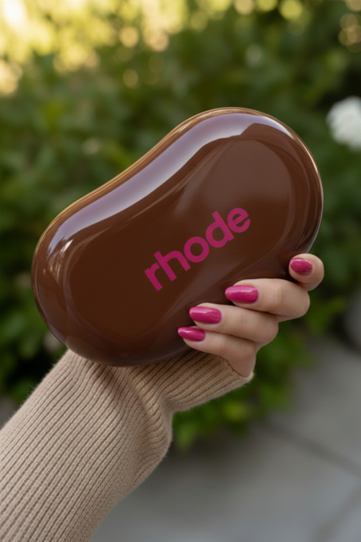 Silikon Makyaj Çantası – Jelly Kahve Makyaj Çantası