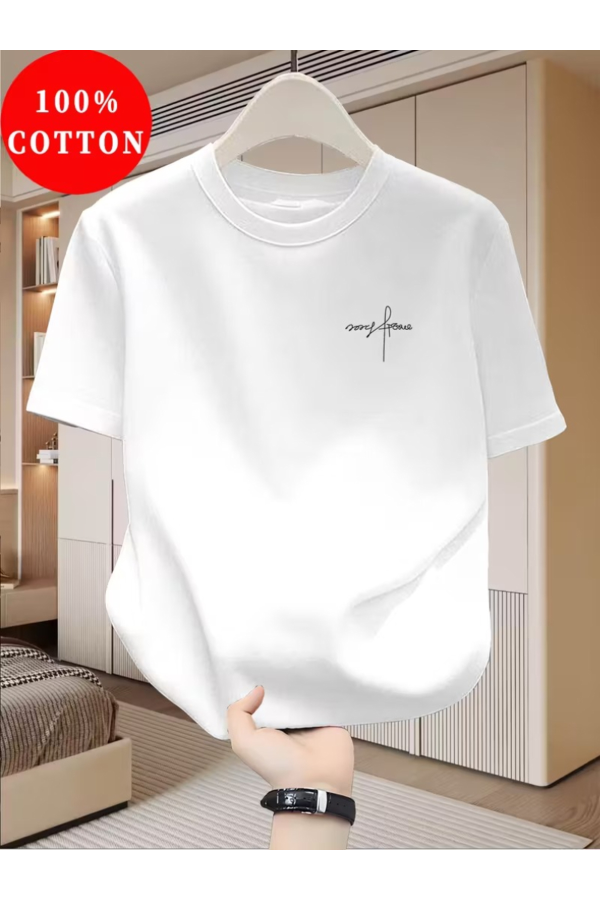 Framgan  Unisex Forgive Baskılı Grafiti Tasarım Basic Bisiklet Yaka Regular T-shirt
