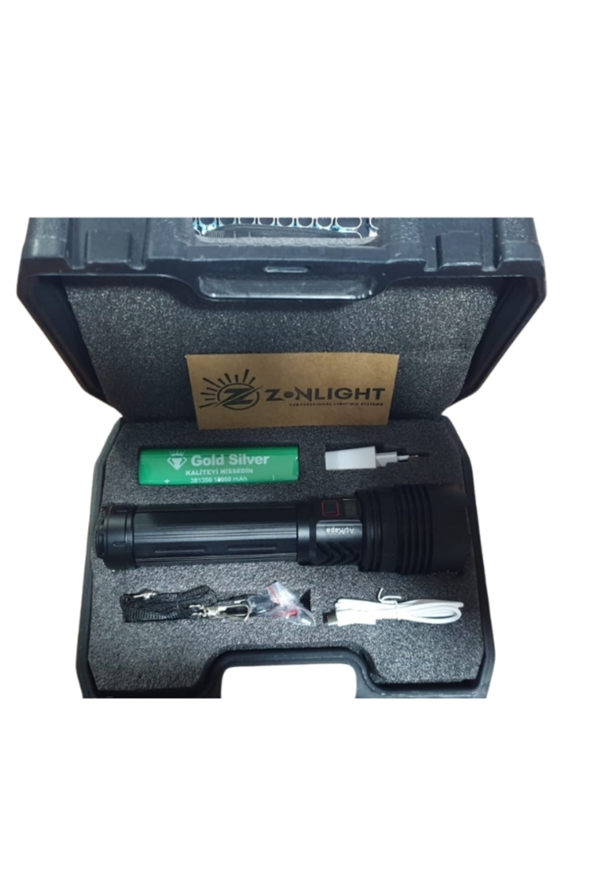 zonlight professional lighting systems Gold Silver Gs-14600 Şarjlı