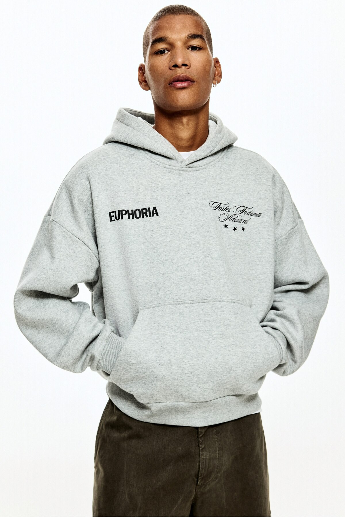 H&M Kapüşonlu Üst Loose Fit görsel 2