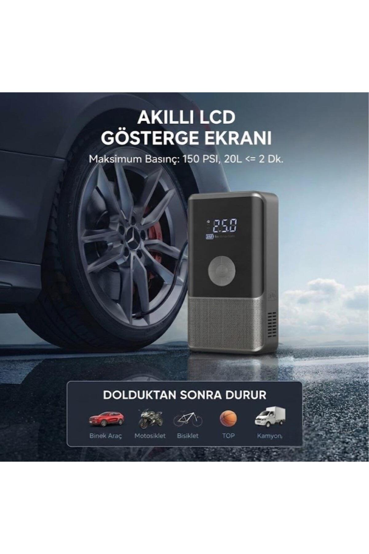 B KE SKY 10 000mah Dijital Ekranl Araba Ak Takviye li Kompres r Ara B KE SKY 10 000mah Dijital Ekranl Araba Ak Takviye li Kompres r Ara