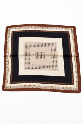 bahia butik aksesuar 70*70 BEJ KAHVE FULAR