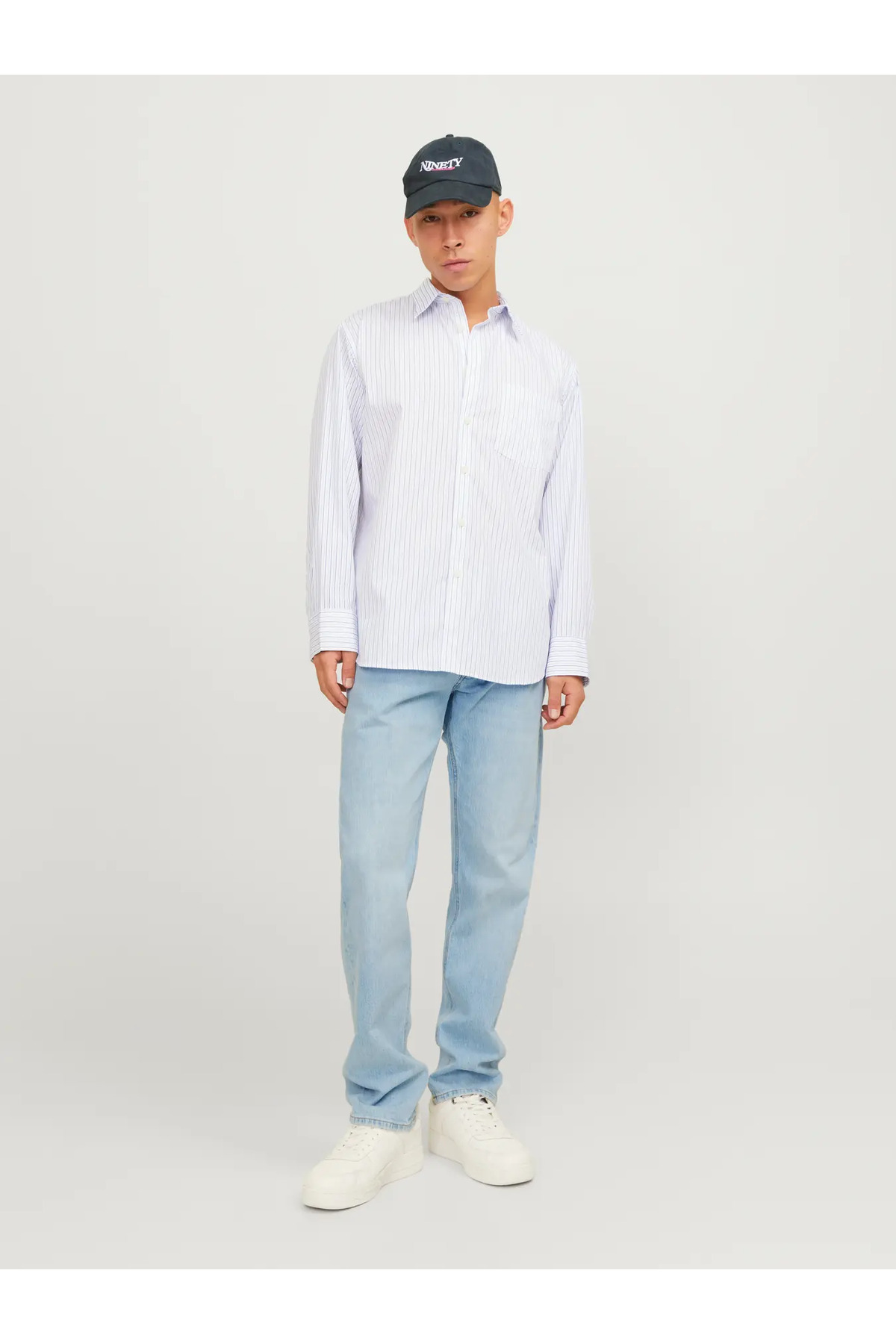 شلوار جین مردانه راسته فاق نرمال | جک اند جونز Jack & Jones 12249059 - تصویر 5