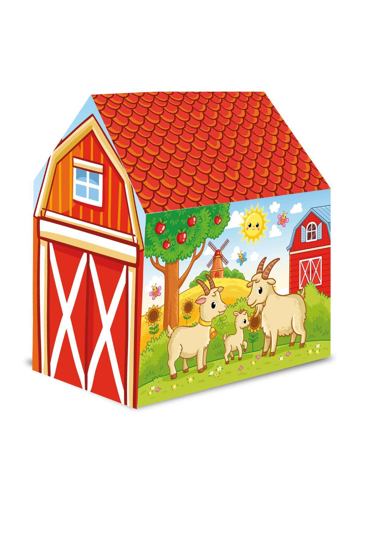 Budizzz Çiftlik Oyun Çadırı | Küçük Çiftçilerin Doğal Dünyası (70X100 CM) fotoğrafı 2 (önizleme)