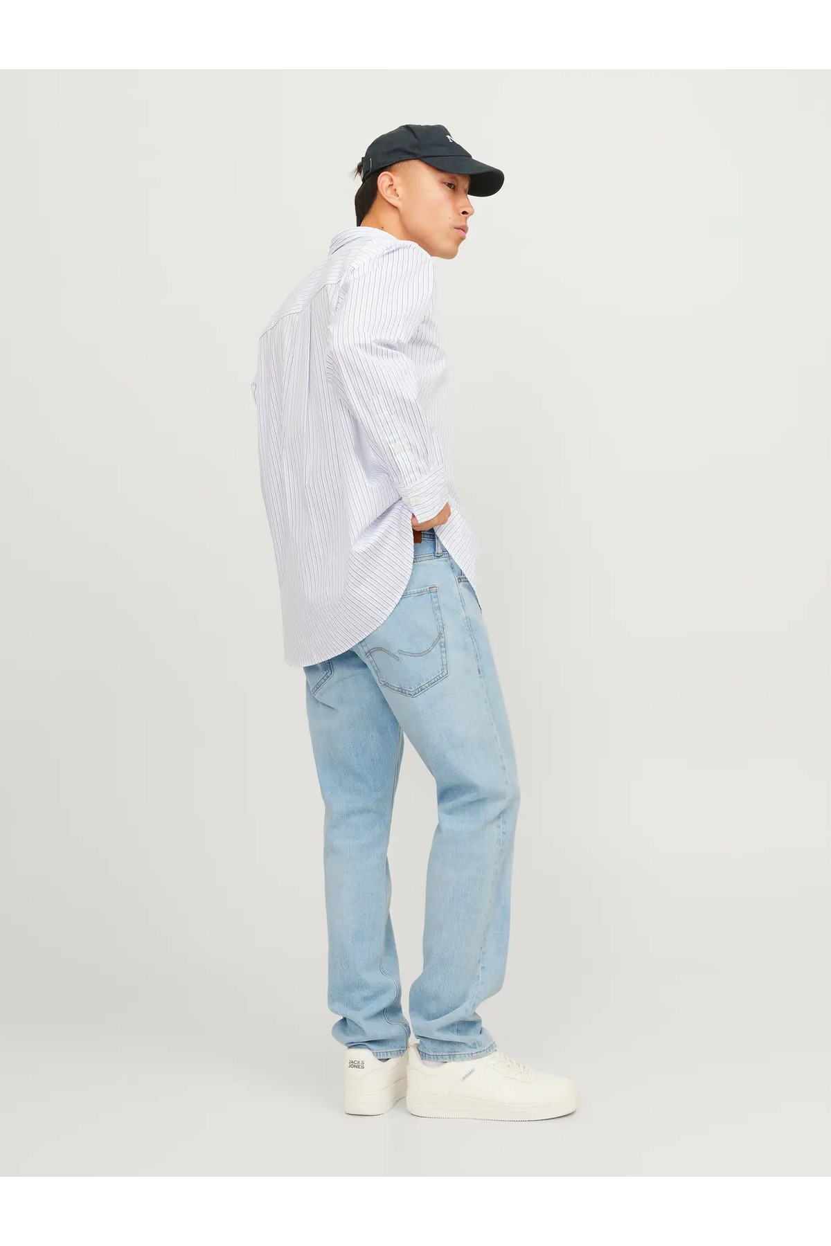 شلوار جین مردانه راسته فاق نرمال | جک اند جونز Jack & Jones 12249059 - تصویر 4