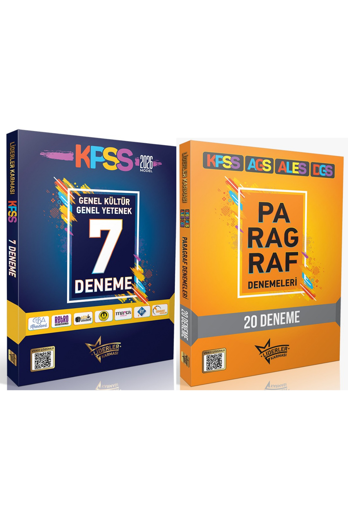 LİDERLER KARMASI 2026 KPSS AGS ALES DGS Paragraf 20 Deneme + KPSS