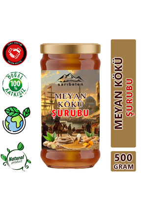 sarıbelen Meyan Kökü Şurubu 500 ml – Doğal Bitkisel Ekstrakt, Katkısız Gelene...