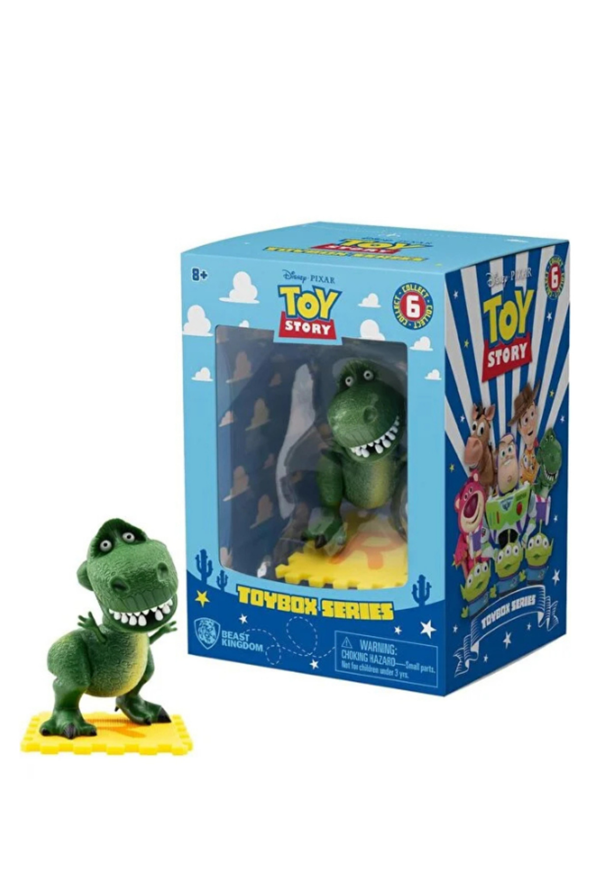 トイストーリー  Beast kingdom レックス フィギュア TOYTOPIA Yume Toys Toy Story Toybox Series Rex Figür Beast Kingdom