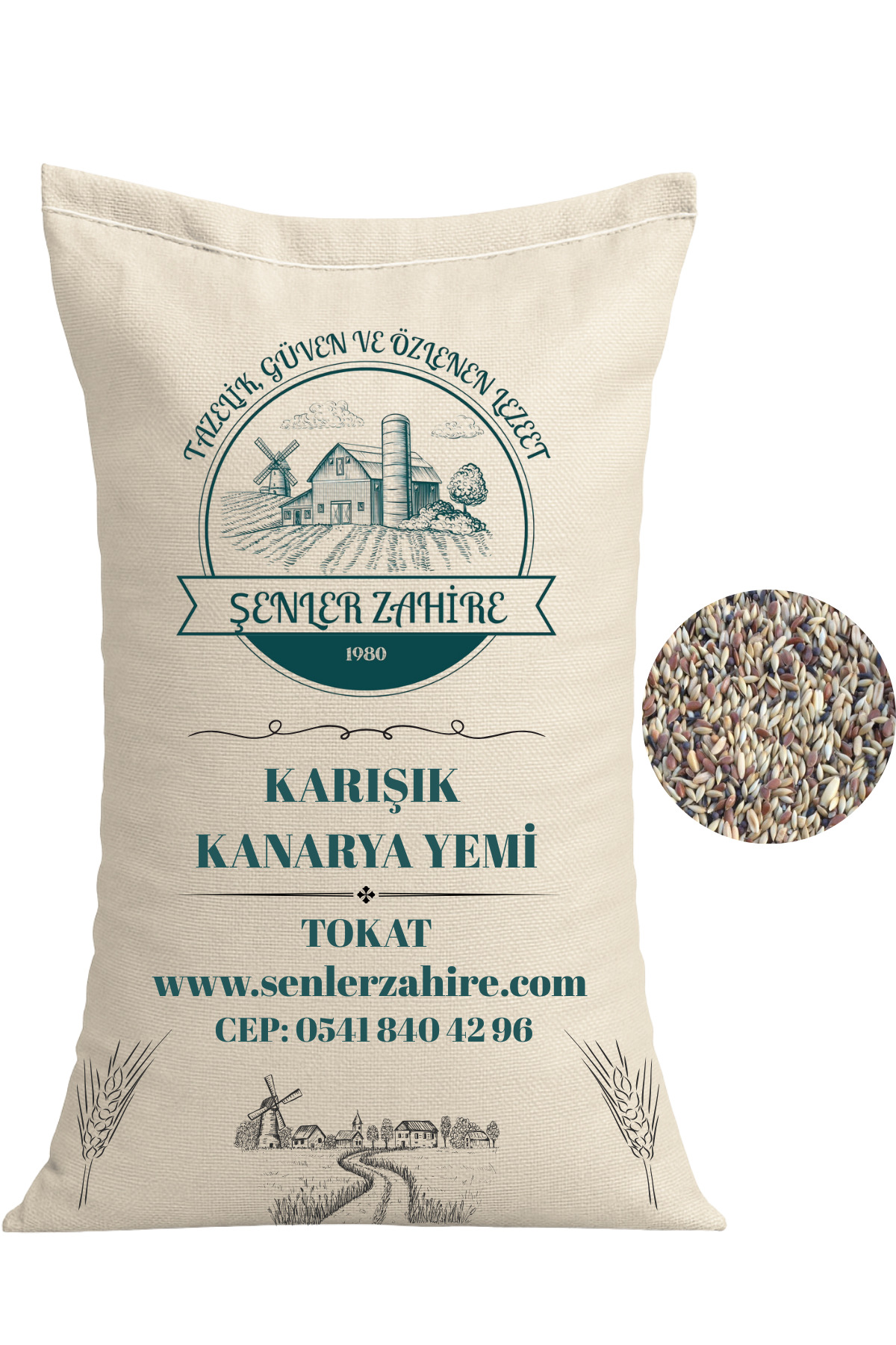 ŞENLER ZAHİRE Karışık Kanarya Yemi 3 Kg – Zengin İçerikli, Dengeli ve Besleyici Kuş Yemi - Fiyatı, Yorumları