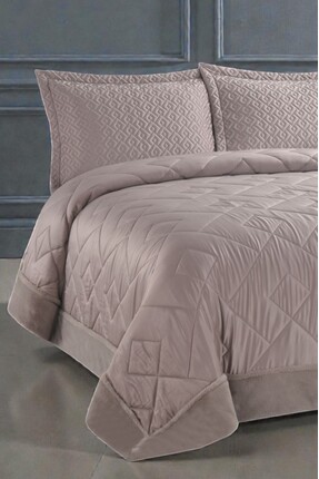 Nest Touch Liora Saten Yatak Örtüsü Çift Kişilik