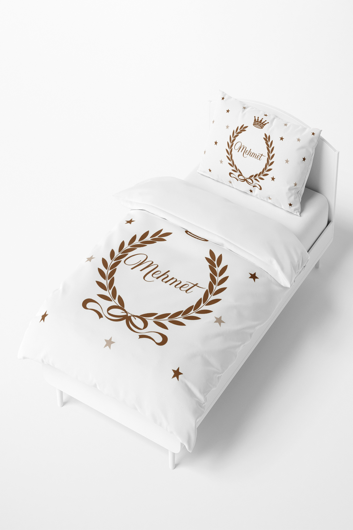 Named Circumcision Patterned Children and Baby Room Duvet Cover SetTLAN-331