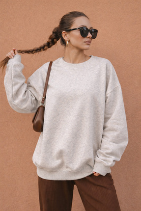 STİLL MAY COLLECTİON Kadın Pamuk Sweatshirt