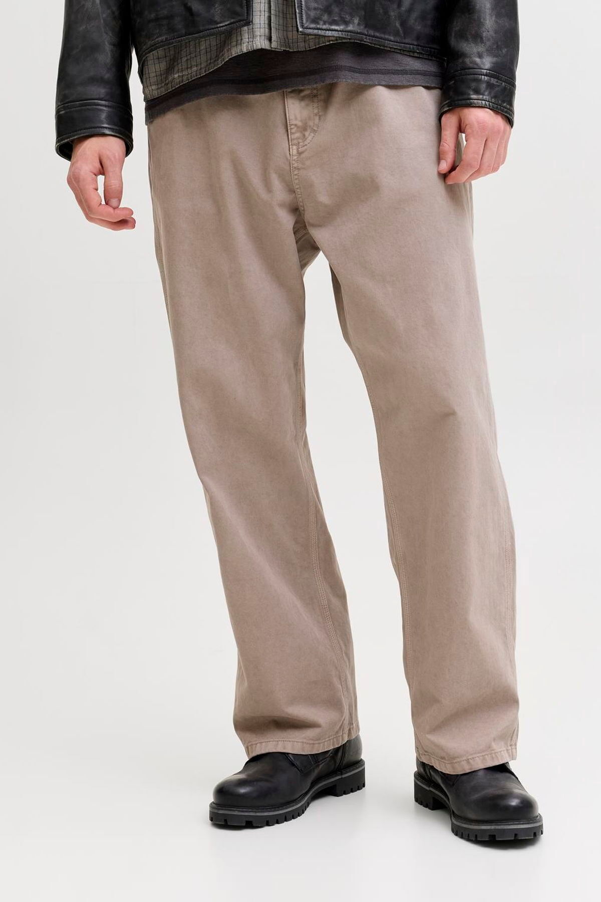 شلوار مردانه راسته فاق بلند | جک اند جونز Jack & Jones 12288528 - تصویر 2